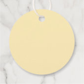 Étiquettes Cadeau Fête d'anniversaire citron agrumes merci (Dos)