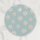 Étiquettes Cadeau Fête d'anniversaire Daisy (Dos)