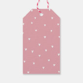 Étiquettes-cadeau Fête d'anniversaire de fille Marin Teddy Bear  (Dos)