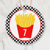 Étiquettes Cadeau Fête d'anniversaire de Fry (Devant)