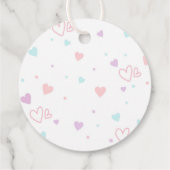 Étiquettes Cadeau Fête d'anniversaire de la crème glacée merci (Dos)