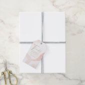 Étiquettes-cadeau Fête d'anniversaire de la fille de sirène rose (Avec de la ficelle)