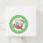 Étiquettes Cadeau Fête d'anniversaire de la pastèque personnalisée (En situation)