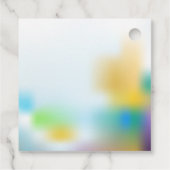 Étiquettes Cadeau Fête d'anniversaire de l'éléphant mignon (Dos)