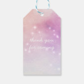 Étiquettes-cadeau Fête d'anniversaire de Makeover Glam Sparkle (Dos)