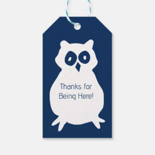 Étiquettes-cadeau Fête d'anniversaire de Owl