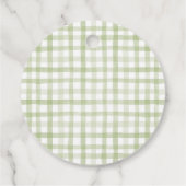 Étiquettes Cadeau Fête d'anniversaire de pêche (Dos)