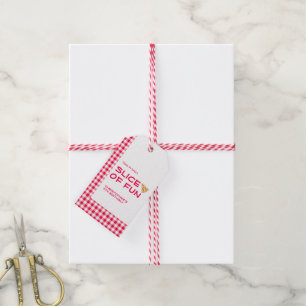 Étiquettes-cadeau Fête d'anniversaire des enfants Pizza Party