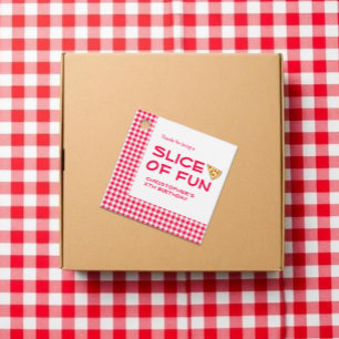 Étiquettes Cadeau Fête d'anniversaire des enfants Pizza Party