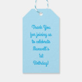 Étiquettes-cadeau Fête d'anniversaire des moutons (Dos)