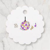 Étiquettes Cadeau Fête d'anniversaire d'Halloween | Éffrayant Dancef (Dos)