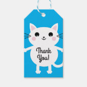 Étiquettes-cadeau Fête d'anniversaire du chat (Devant)