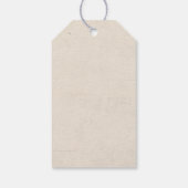 Étiquettes-cadeau Fête d'anniversaire du reptile Show (Dos)