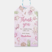 Étiquettes-cadeau Fête d'anniversaire fille sous la mer (Devant)