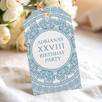 Fête d'anniversaire grecque en toge avec motif ble