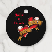 Étiquettes Cadeau Fête d'anniversaire Maman & Papa (Dos)