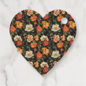 Étiquettes Cadeau Fête d'anniversaire personnalisée avec rose de pri (Dos)