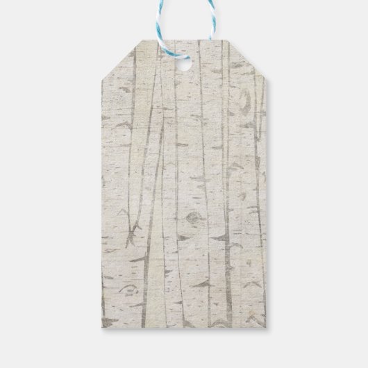 Étiquettes-cadeau Fête d'anniversaire pour les animaux des bois (Dos)