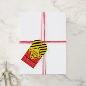 Étiquettes-cadeau Fête d'anniversaire sur le thème de la constructio (Avec de la ficelle)