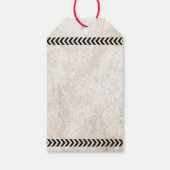 Étiquettes-cadeau Fête d'anniversaire Zombie Outbreak avec panneau r (Dos)