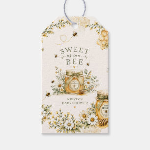 Étiquettes-cadeau Fête de bébé abeille douce comme peut être abeille