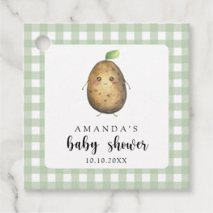 Étiquettes Cadeau Fête de bébé Cartoon Potato