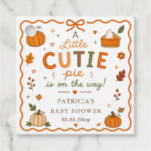 Fête de bébé neutre Cutie Pie Pumpkin