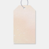 Étiquettes-cadeau Fête de bébé ours en peluche (Dos)