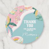 Étiquettes Cadeau Fête de billard Fête d'anniversaire (Devant)