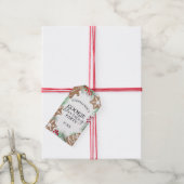 Étiquettes-cadeau Fête de décoration de biscuits   (Avec de la ficelle)
