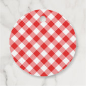 Étiquettes Cadeau Fête de fiançailles Pizza Italienne (Dos)