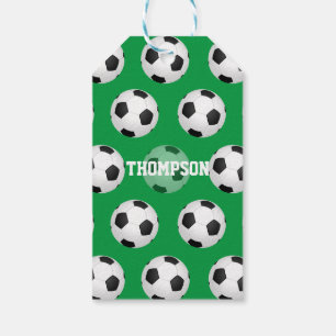 Étiquettes-cadeau Fête de football ou soccer