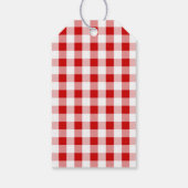 Étiquettes-cadeau Fête de la couronne de Noël rustique (Dos)