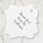 Étiquettes Cadeau Fête de la fête du chien Carlin rose (Dos)