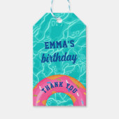 Étiquettes-cadeau Fête de la piscine intérieure de la piscine intéri (Devant)