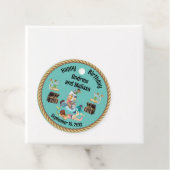 Étiquettes Cadeau Fête de la Sirène et du Pirate (En situation)