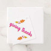 Étiquettes Cadeau Fête de l'Action d'Amabilité | Rose et or (En situation)