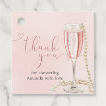 Fête de mariage au Champagne rosé et Perles 