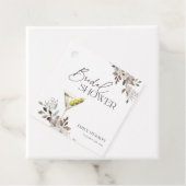 Étiquettes Cadeau Fête de mariage avec cocktail Dirty Martini (En situation)