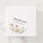 Étiquettes Cadeau Fête de mariage champêtre  (En situation)