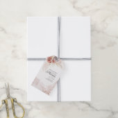 Étiquettes-cadeau Fête de mariage Herbe des Pampas Terre cuite Palmi (Avec de la ficelle)