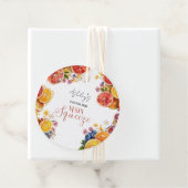 Étiquettes Cadeau Fête de mariage Main Squeeze Citron  (En situation)