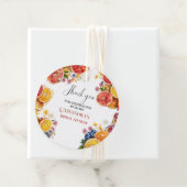 Étiquettes Cadeau Fête de mariage Main Squeeze Citron  (En situation)