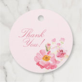 Étiquettes Cadeau Fête de mariage Petals Prosecco (Dos)