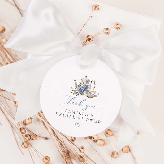 Étiquettes Cadeau Fête de mariage Tea Party