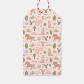 Étiquettes-cadeau Fête de mariage western rustique (Dos)