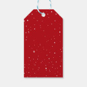 Étiquettes-cadeau fête de Noël de Noël de l'écriture élégante (Dos)