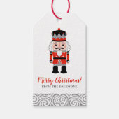 Étiquettes-cadeau Fête de Noël de Nutcracker (Devant)