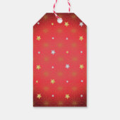 Étiquettes-cadeau Fête de Noël du Père Noël (Dos)