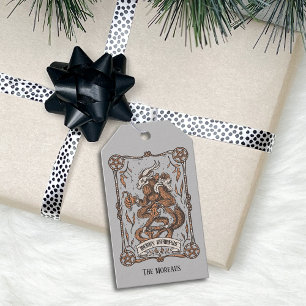 Étiquettes-cadeau Fête de Noël Krampus